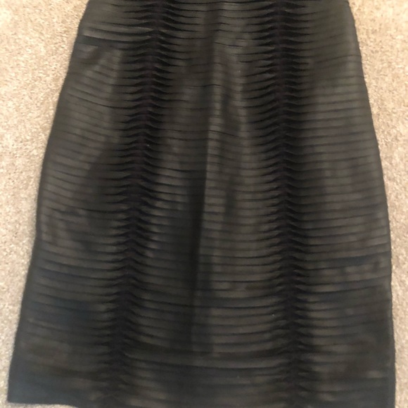 C. Luce black faux leather dress - Picture 3 of 5